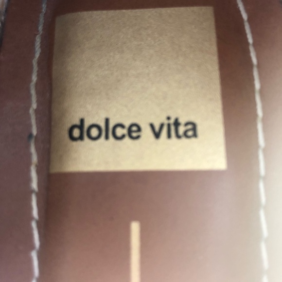 Dolce Vita Taupe silver trim gladiator sandals - Picture 3 of 3